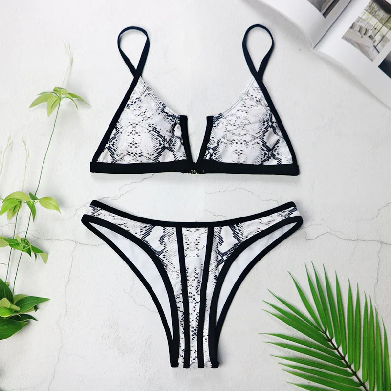 Sexy Bandeau Bikinis 2019 nuevo cuello en V Bikini trajes de baño Push Up traje de baño femenino brasileño conjunto de Bikini trajes de baño Biquini 3418 Sexy Bandeau Bikinis 2019 nuevo cuello en V Bikini trajes de baño Push Up traje de baño femenino brasileño conjunto de Bikini trajes de baño Biquini 3418