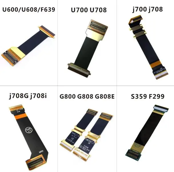 Основной гибкий кабель для Samsung B5702 C3752 C3750 D880 E250D F299 S569 S3500 S5200 U600 U700 подключается