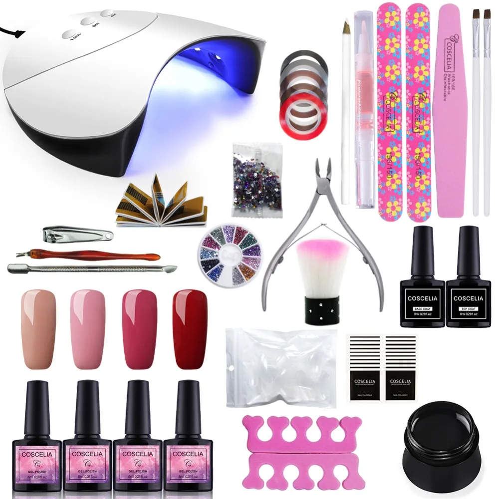 

Nails Kit 15ml UV Gel French Nails Art Manicure Tips Nails Build Extending Crystal Jelly Gum Poly Gel Set For Nail Art Tools