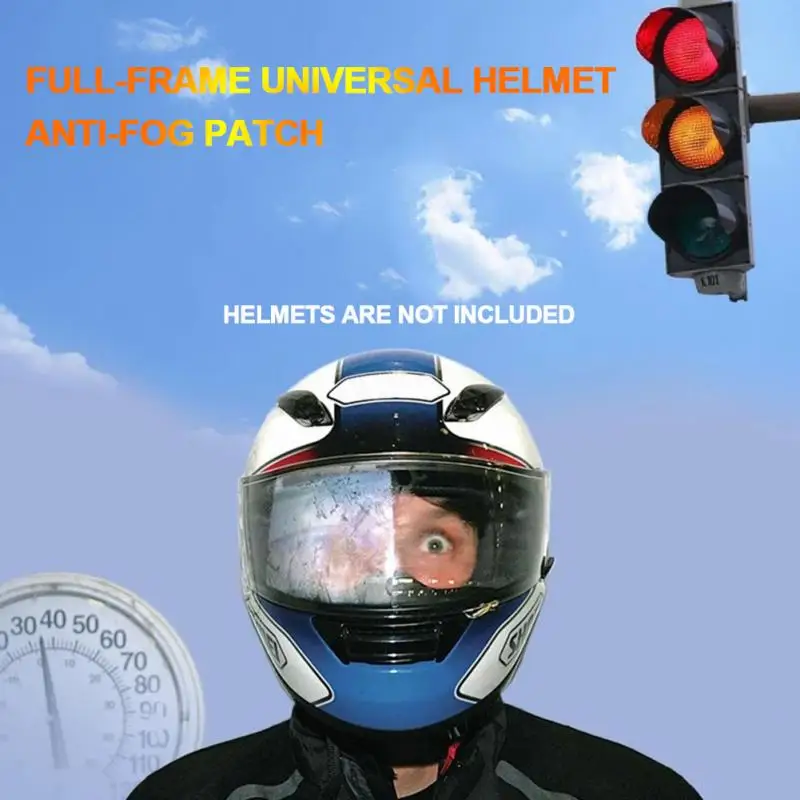 

Helmet insert film Positioning sticker Accessories Helmet Insert Film Anti Fog Motorcycle Universal Patch Ultra Clear #704