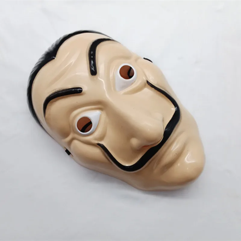 

Dali Plastic Halloween Mask Paper House La Casa De Papel Cosplay Decoration Masquerade Funny Tools Novel TV