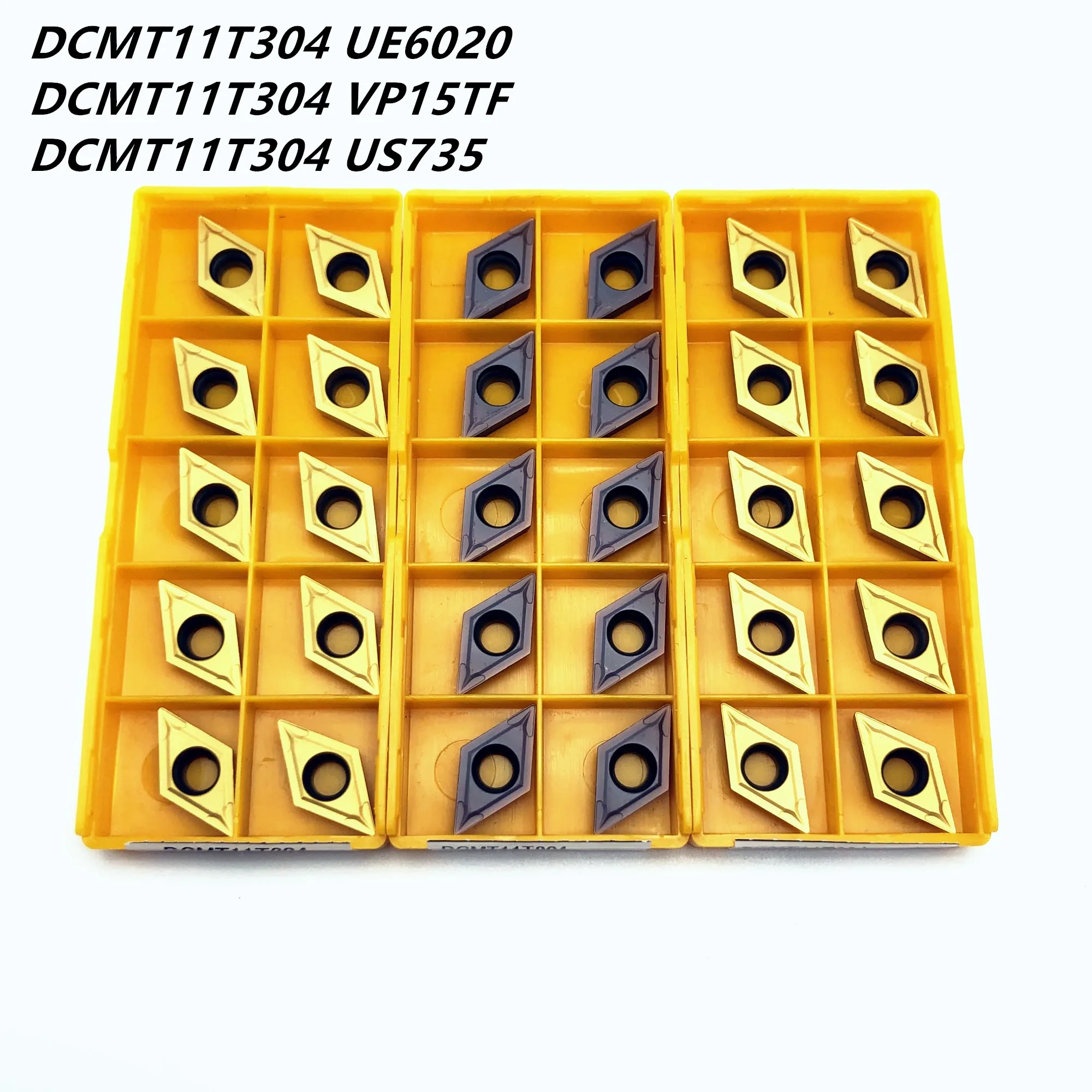 

High quality carbide insert DCMT11T304 VP15TF UE6020 US735 new CNC machine tools milling tool lathe cutting tool car blade