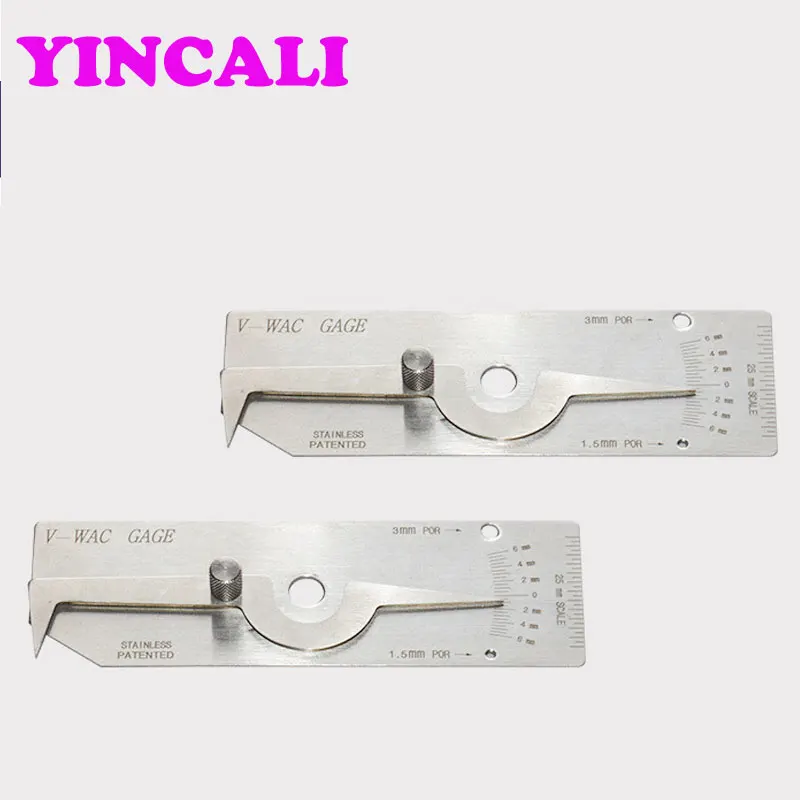 10 PCS/LOT High Quality Weld Gauge V WAC Biting Edge undercut