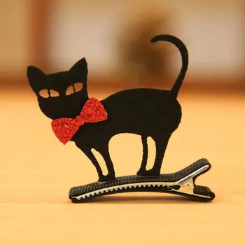 

Halloween Children Hairpins Pumpkin Bats Funny Baby Hairpins Halloween Ball Dress Up Stereo Hair Clips