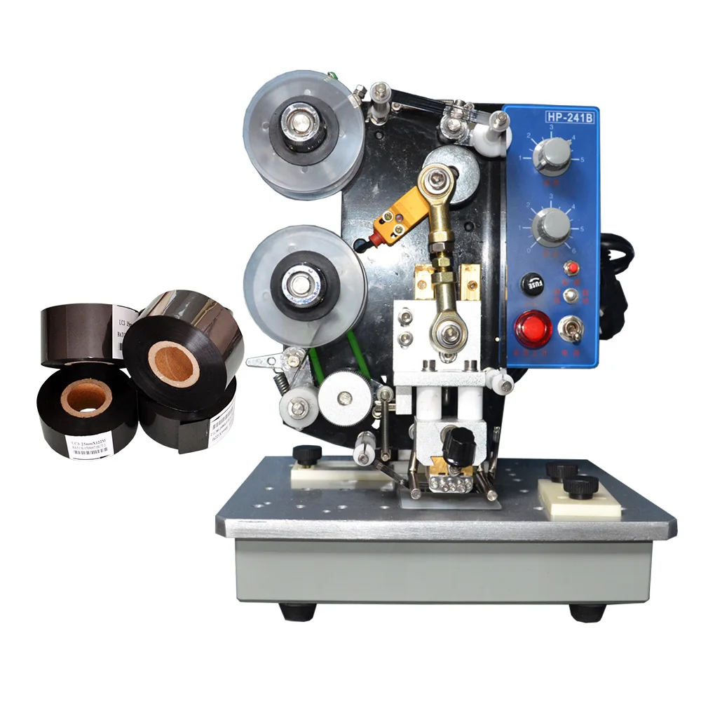 

241B type automatic thermal ribbon coder machine on plastic bags