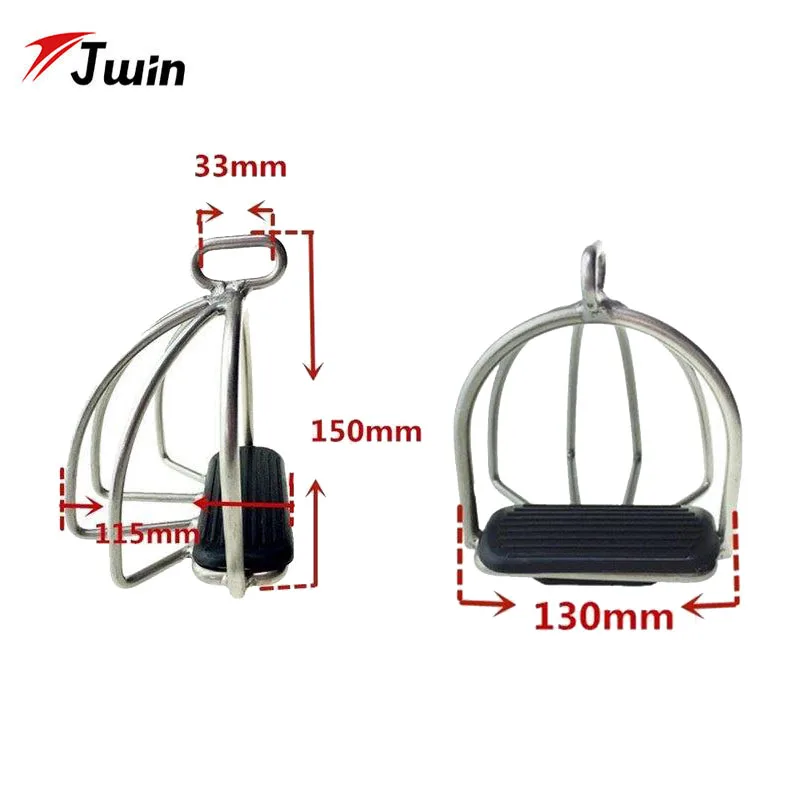 Стремя ВЕРХОВАЯ ЕЗДА КОННЫЙ легкий алюминиевый стремя