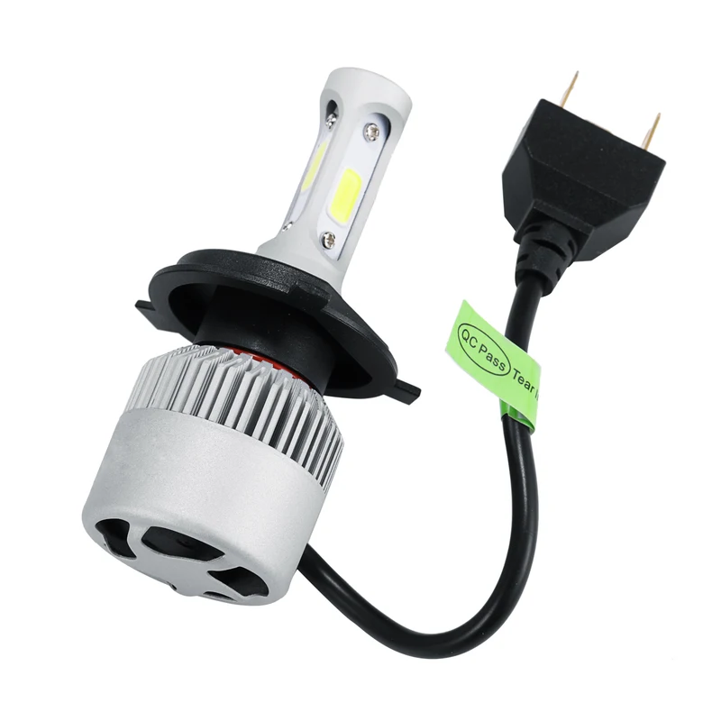 2 шт./партия Автомобильные светодиодные лампы h4 COB 6500 лм|Передние LED-фары для авто| |