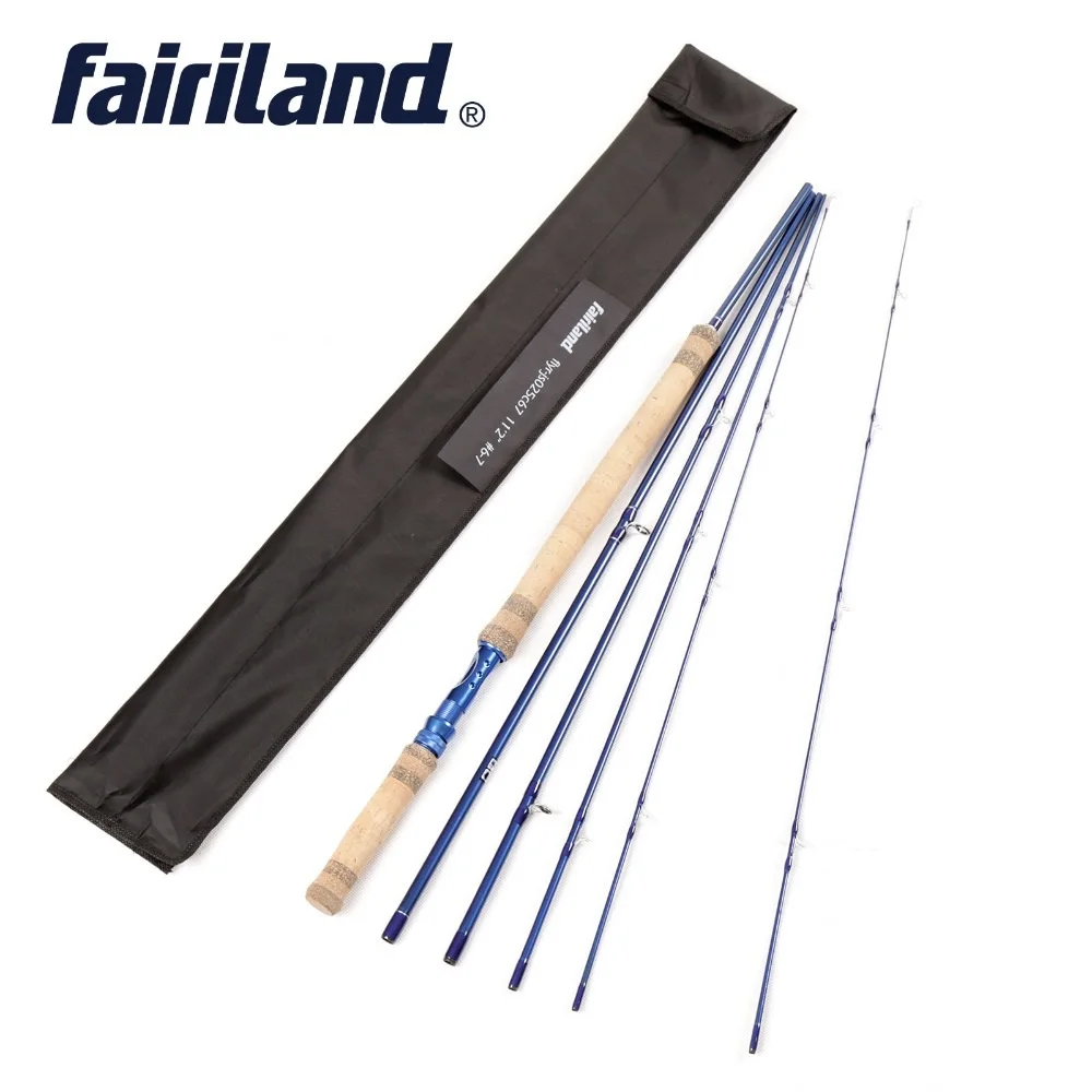 Fly Fishing Rod with spare top tip 3.4M 5 Sections 6/7 7/8 8/9 Fly