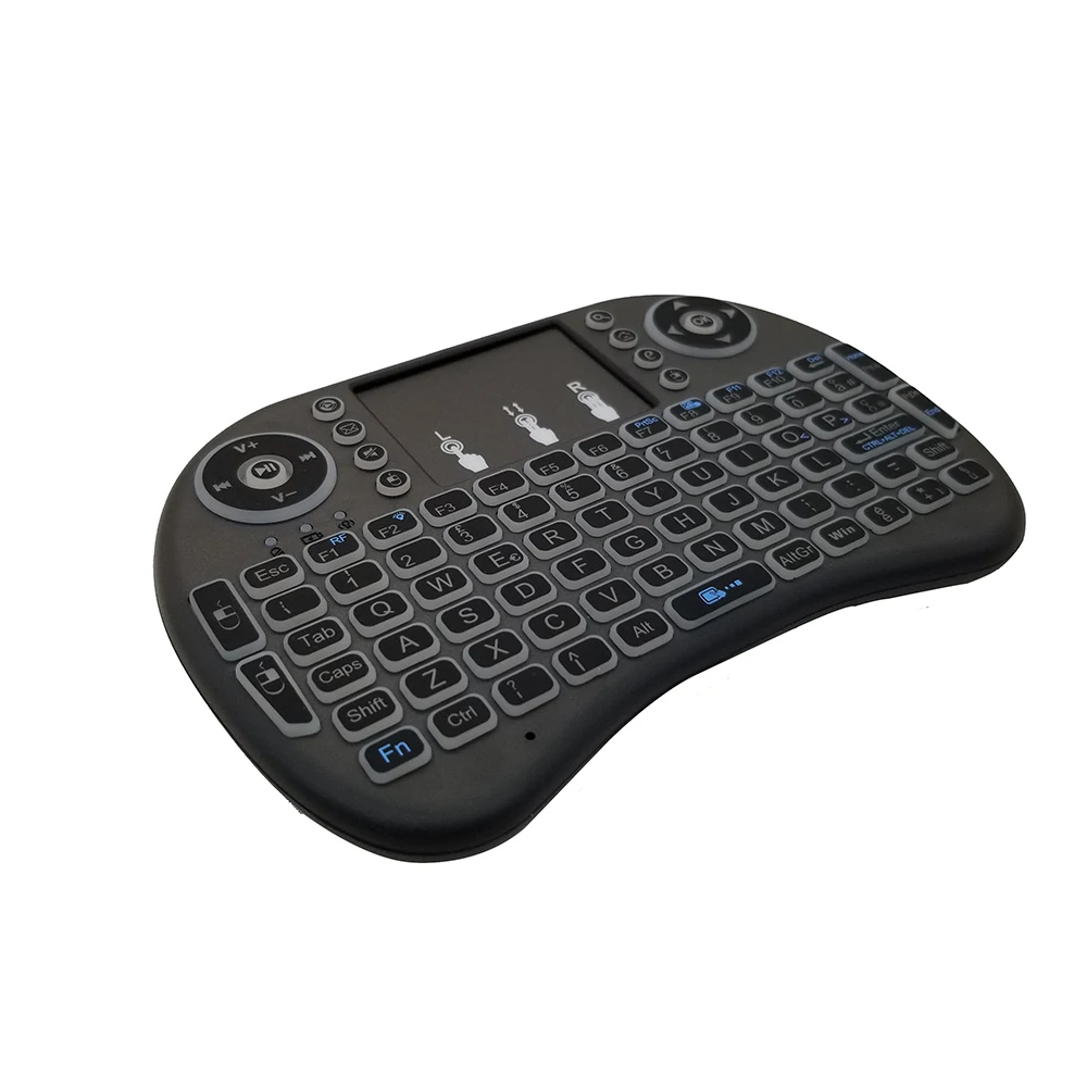 Итальянская портативная клавиатура 2,4G мини-клавиатура портативная высокочувствительная умная сенсорная панель Клавиатура воздушная мышь для Android Smart tv