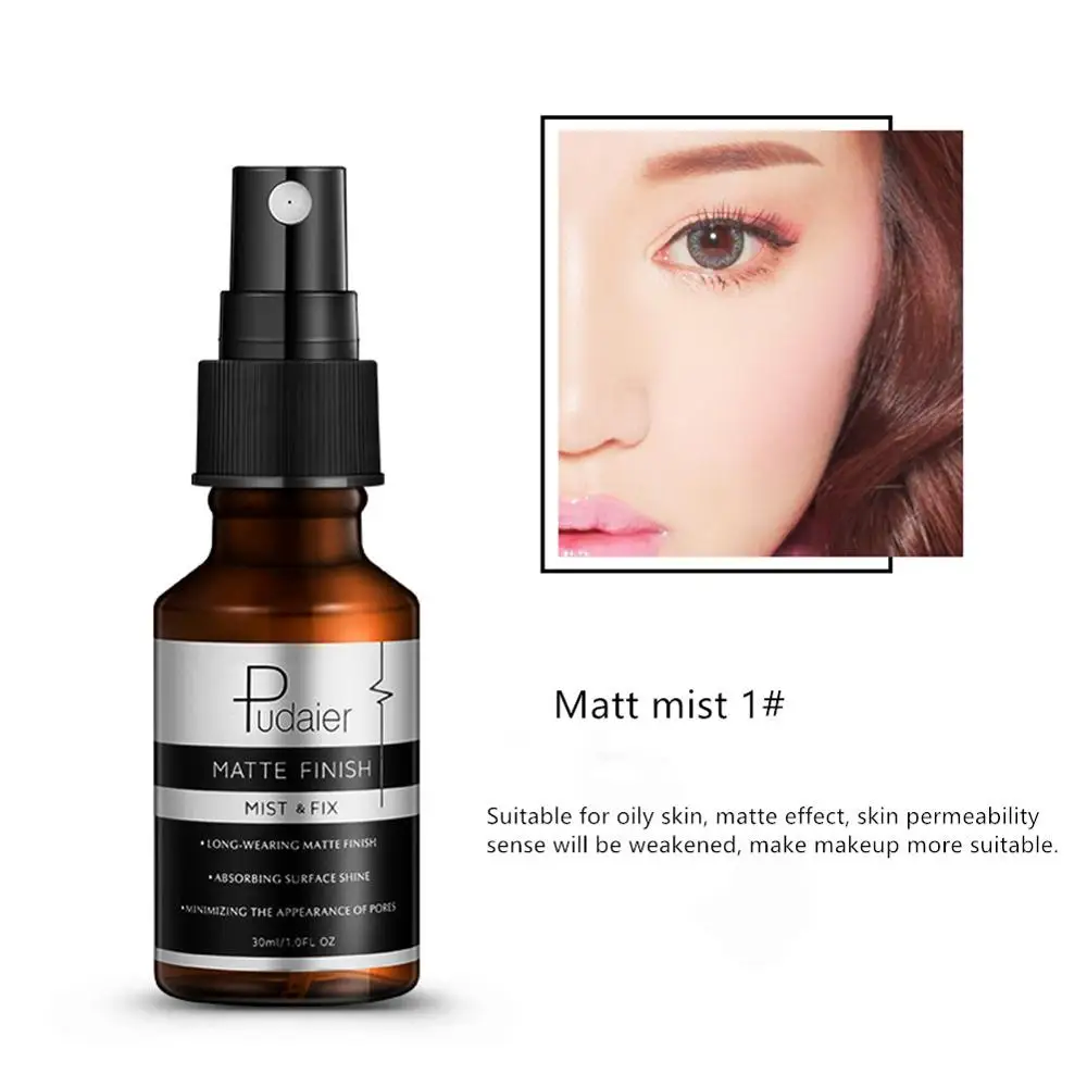 01 Matte mist Макияж спрей 30 мл увлажняющая матовая спрей тонер контроль масла увлажняющий крем длительная матовая основа спрей фиксатор Отделка Макияж - Цвет: 01 Matte mist
