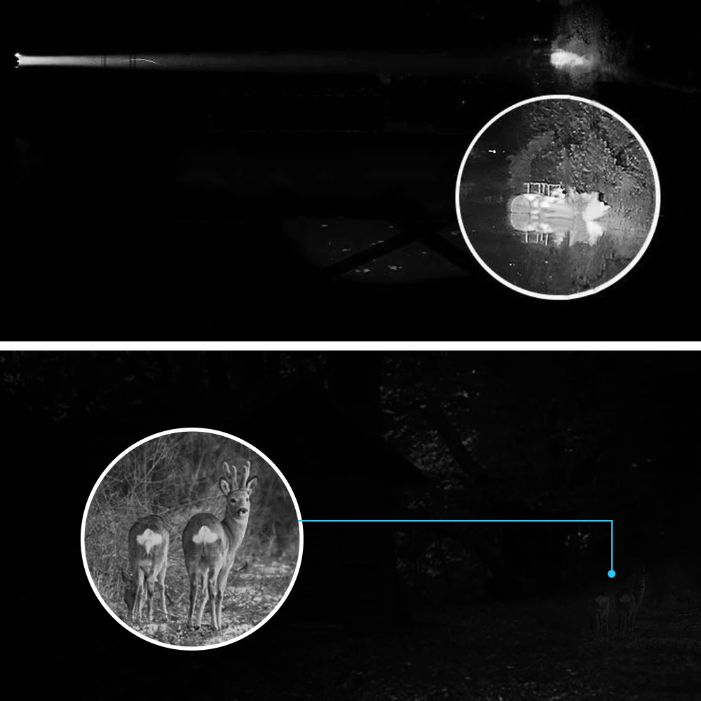 BOBLOV 5X40 Digital Infrared Night Vision Goggle Monocular 200m Range Video DVR Imagers for Hunting