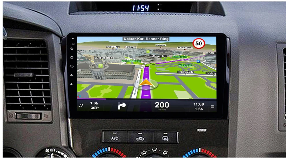 Perfect SINOSMART 2.5D IPS  Car Audio GPS Navigation Player for Toyota C-HR LHD 2016/Sequoia Tundra 32EQ DSP, 4G SIM Card Slot Optional 9