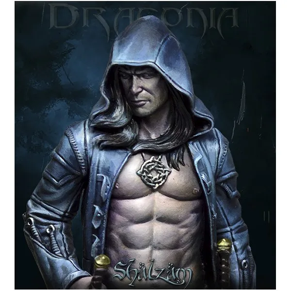 1/24 масштаб 75 мм фигурка из смолы двойной меч убийца|resin figure|75mm resin figures75mm |