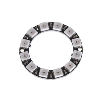 

12Bit WS2812B 5050 RGB LED + Integrated Driver Module for arduino RGB LED Ring