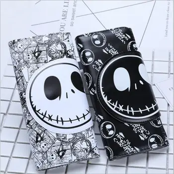 

Jack Skellington Cosplay Wallet Hogwarts PU School Small Halloween Christmas Package NEW Cosplay Drop Ship