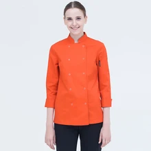 

New Chef Uniform Long-sleeve Professional Chef Jackets Autumn & Winter Hotel Restaurant Kitchen Man and Woman Work clothes