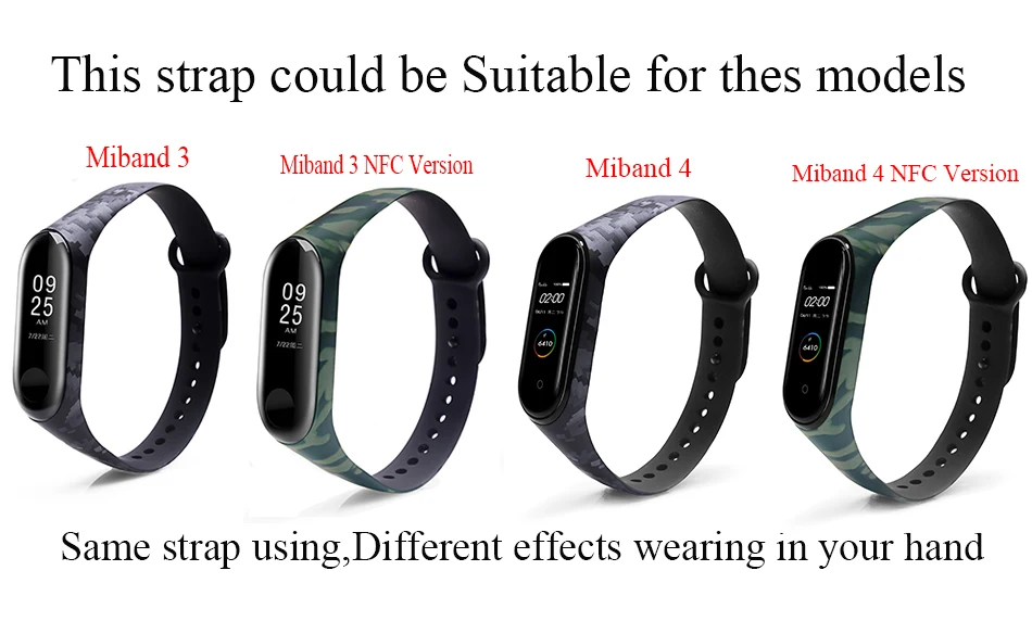 miband 3 ,4  strap