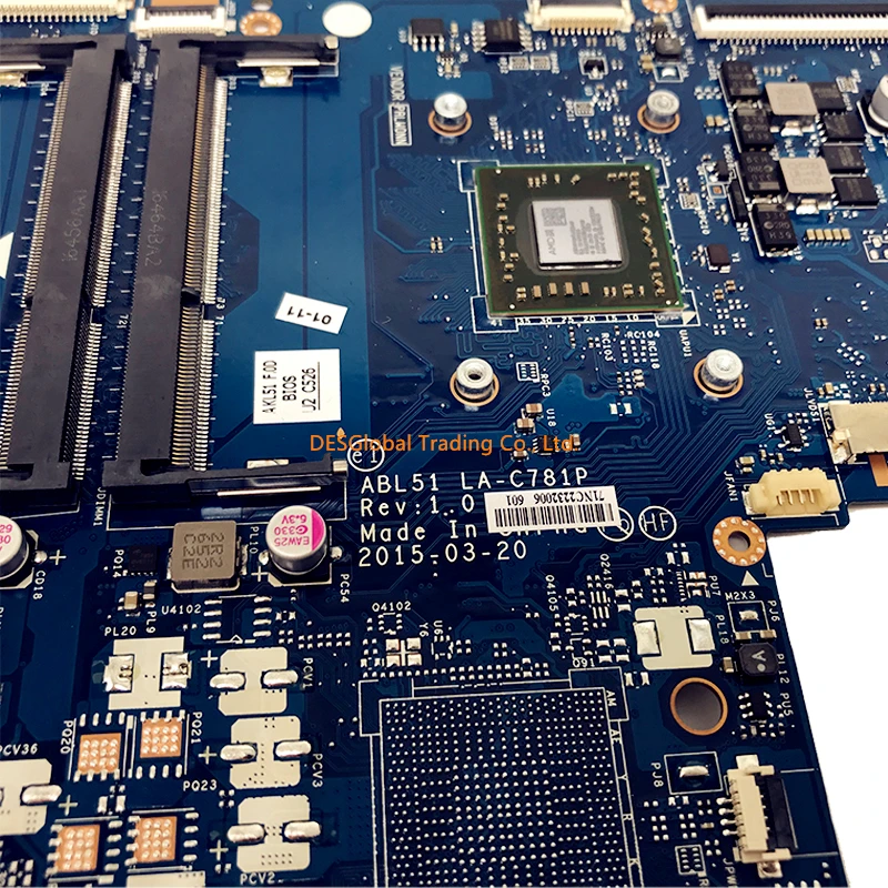 Blog  818060-601 813967-601 Mainboard For HP Notebook 15-AF Laptop Motherboard ABL51 LA-C781P A6-6310M 81