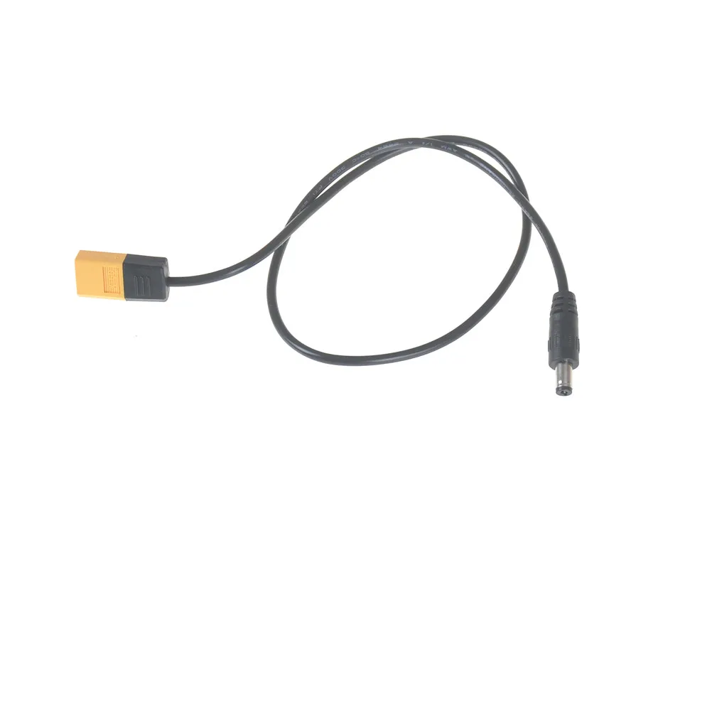 

XT60 Male Bullet Connector To Male DC 5.5mm X 2.5mm DC5525 Power Cable For TS100 Soldering Iron