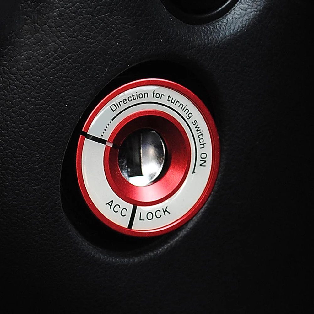 Светящаяся наклейка на зажигание переключатель крышки автомобильные аксессуары для Skoda Octavia A5 A7 RS Fabia Superb Rapid Yeti для VW Passat POLO автостайлинг