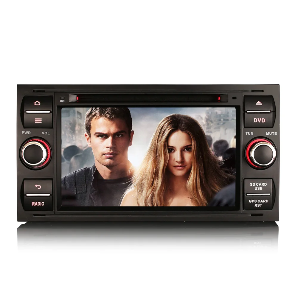 Top 7" Android 9.0 OS Car DVD Multimedia GPS Radio for Ford C-Max 2005-2007 & Transit 2005-2011 & Mondeo 2003-2007 Fusion 2006-2011 5