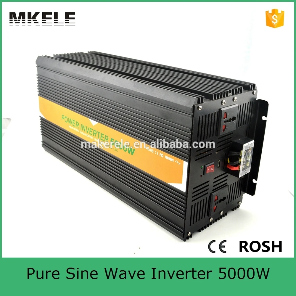 

MKP5000-121B off grid 5000 watt inverter dc ac 110v 5k watt electric power inverter pure sine wave form with 12vdc input