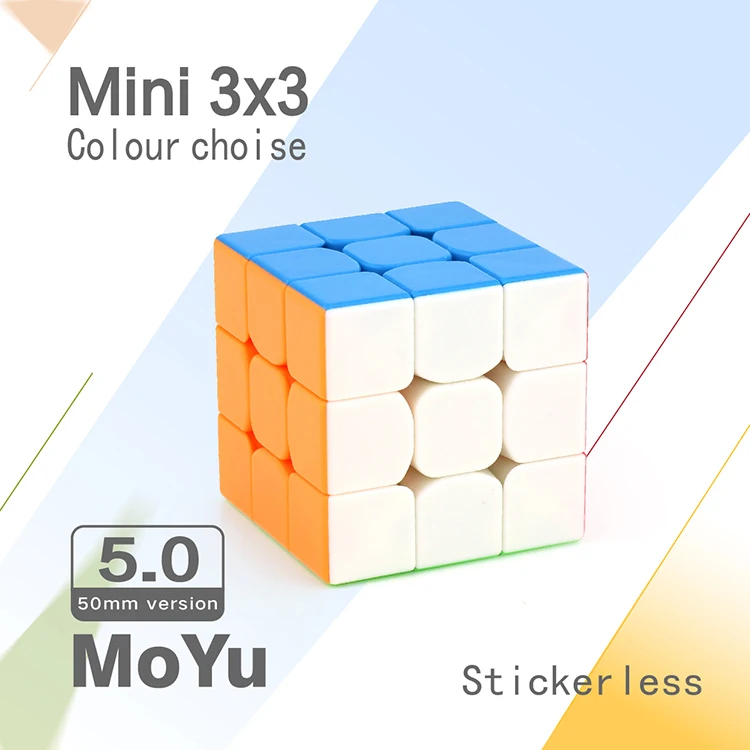 Moyu Mofangjiaoshi 5 0 см мини 3x3x3 магический куб пазл 3x3 кубик Профессиональный волшебный