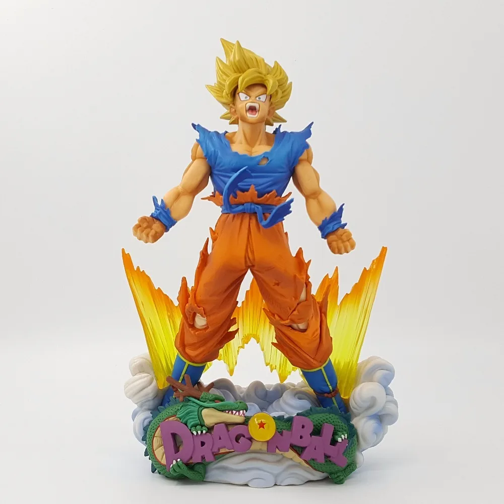

Figura Dragon Ball Son Goku Figura MSP Super Saiyan Il Pennello Figura Del PVC 240mm Dragon Ball Figure Z DBZ DragonBall Z