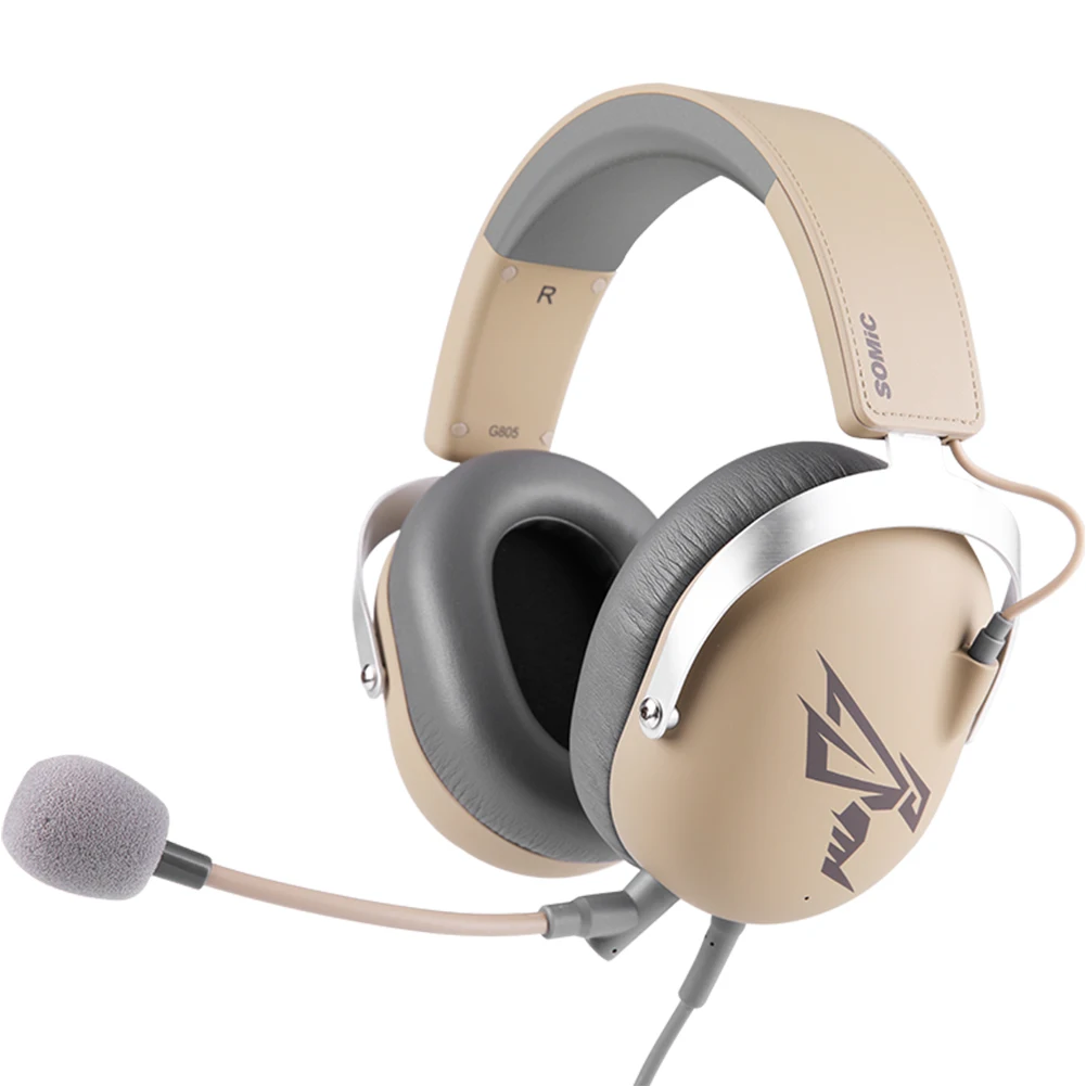

USB 7.1 Wheel Earmuff With Microphone Headset HIFI Noise Cancelling Gaming Headphone Suspended Headband Over Ear Computer Gamer