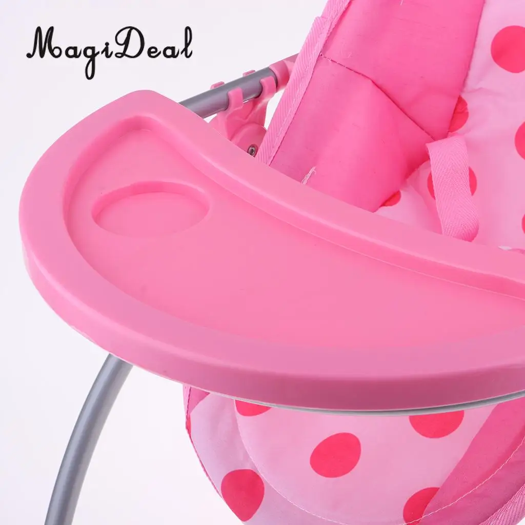 Doll Swing Carrier Seat High Chair Kids Pretend Toy Role Playing for Nursery Rom Dollhouse Furniture Accessories