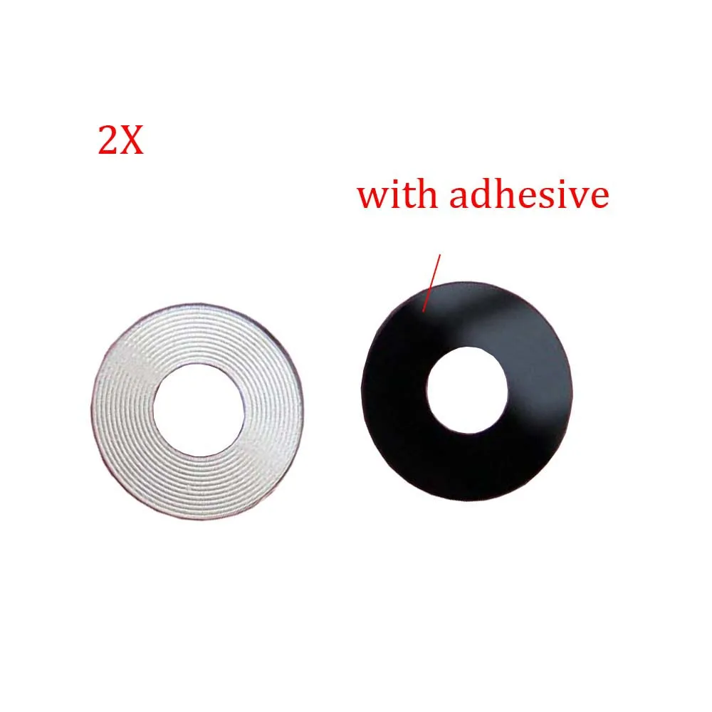 2pcs Rear Back Camera Glass Lens Cover Replacement Parts For ZTE Axon 7 Axon7 A2017 A2017G/U With Adhensive flex cables | Мобильные