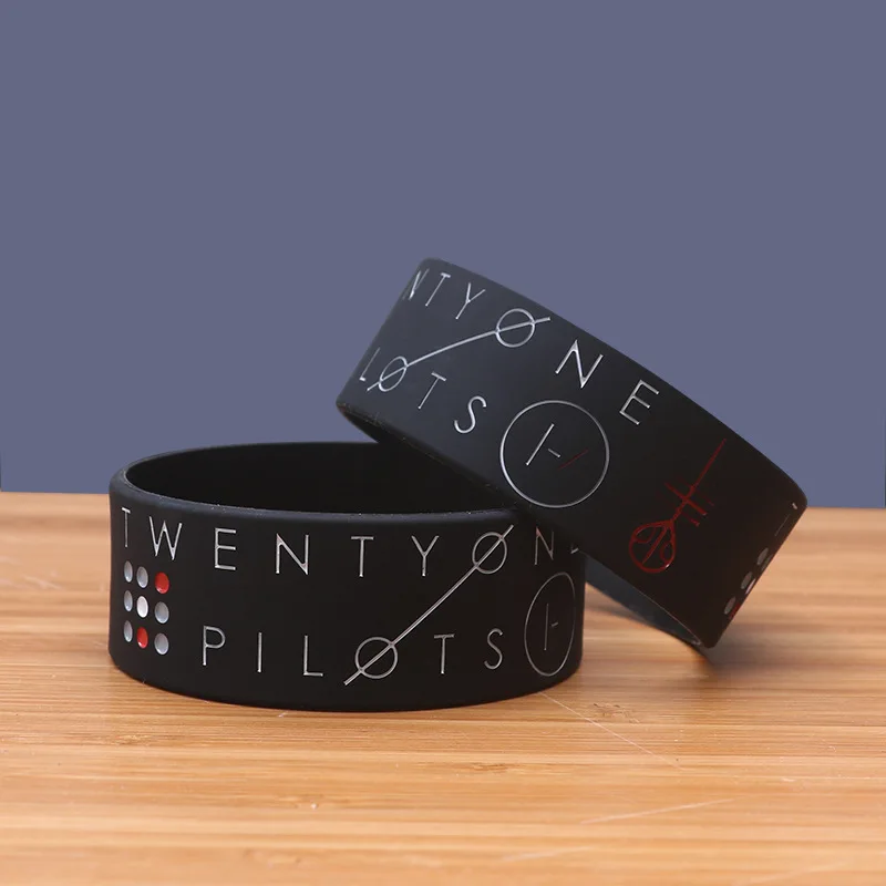 1 шт. браслет Twenty One Pilots силиконовый для музыкальных фанатов рекламный подарок 21