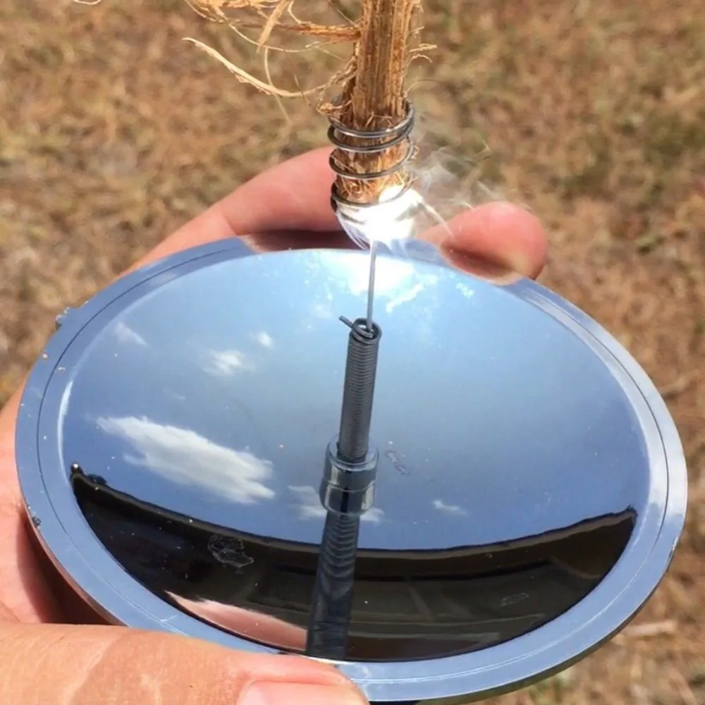 

Outdoor Survival Fire Camping Solar Lighter Fire Emergency Travel Kits Portable Outdoor Tools for Camping Hiking
