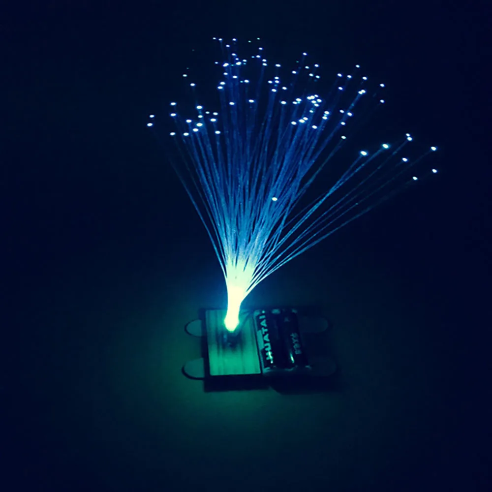 DIY Цвет Изменение светодиодный Оптическое волоконные лампы образование Гостиная ночь украшения Цвет ful Детский праздник свадебный подарок