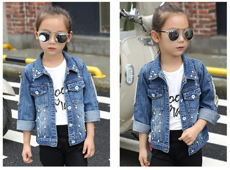 teenage girls denim butterfly jackets for kids outwear children coat girls sweaters children clothes (11)