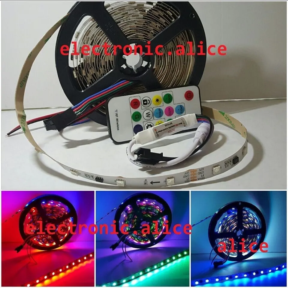 TM1914 1914 Full Dream Color Dual-line transimission 5050 RGB 150LED Strip Light 12V New | Освещение