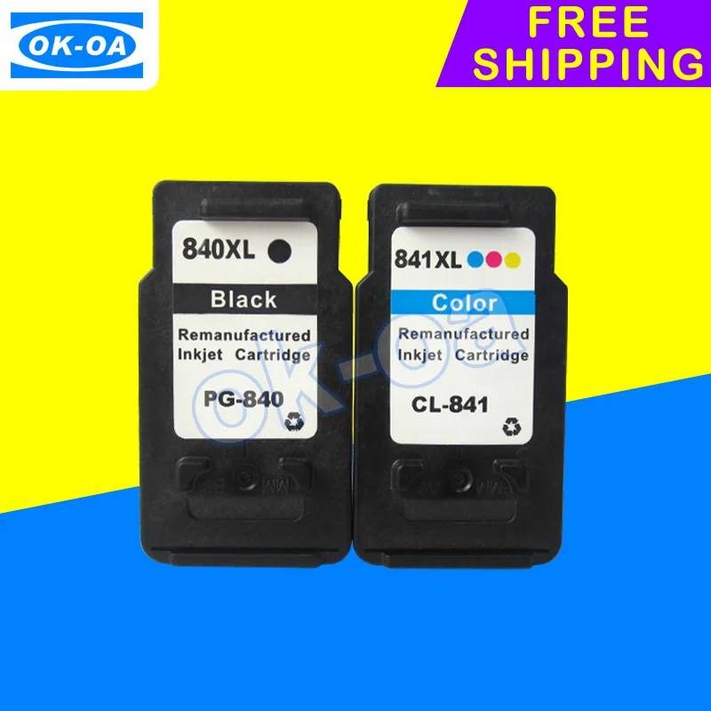 3pcs/lot ink cartridge for canon PG 840XL CL 841XL PIXMA MG2180 MG3180 MG3580 MG4180 MG4280