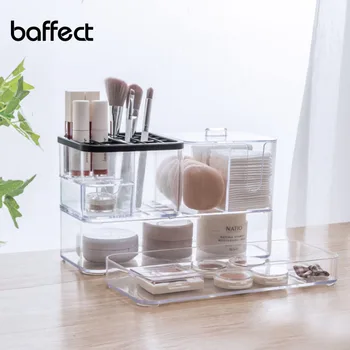 

Makeup Organizer Combinable DIY Drawer Desk Organizer Desktop Storage Box Cosmetic Storage Organizer Stationery Jewelry Case