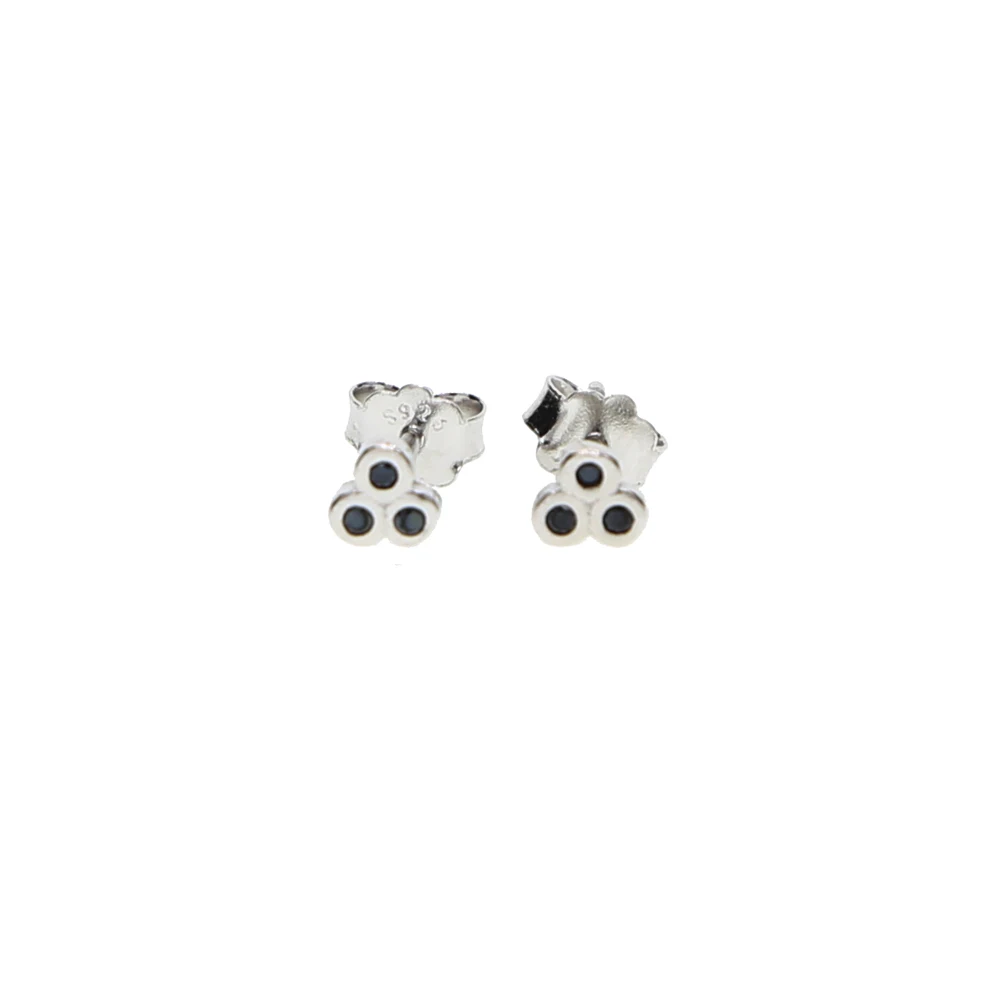 Серьги гвоздики из серебра 925 пробы с фианитами|earring minimal|cz earrings925 sterling |