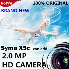 SYMA X5C-1 обновления X5C 2,4G 4CH Дрон 6-осевой вертолет с ДУ Дроны с Камера hd Радиоуправляемый квадрокоптер Дрон с Камера
