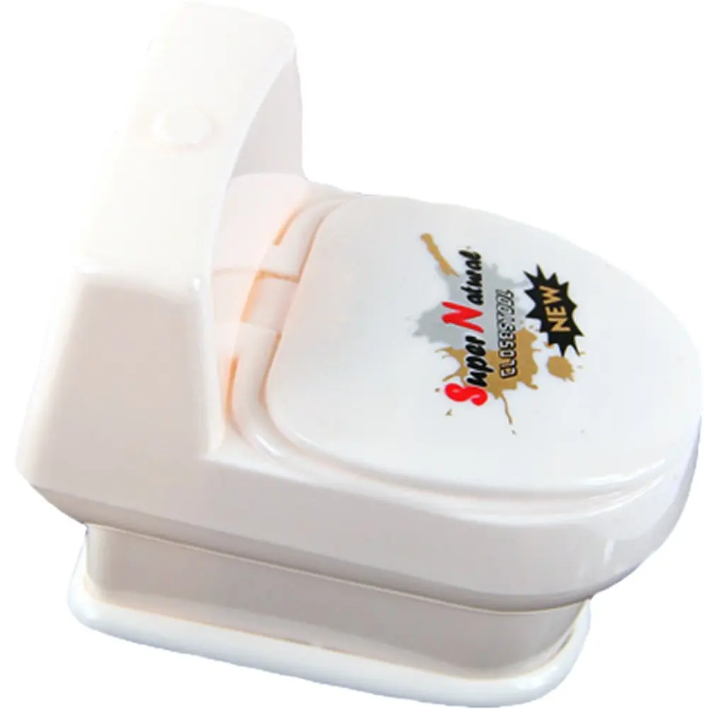 White Mini Interesting Funny Toilet Bowl Supernatural Water Gun Toy For Kids Children