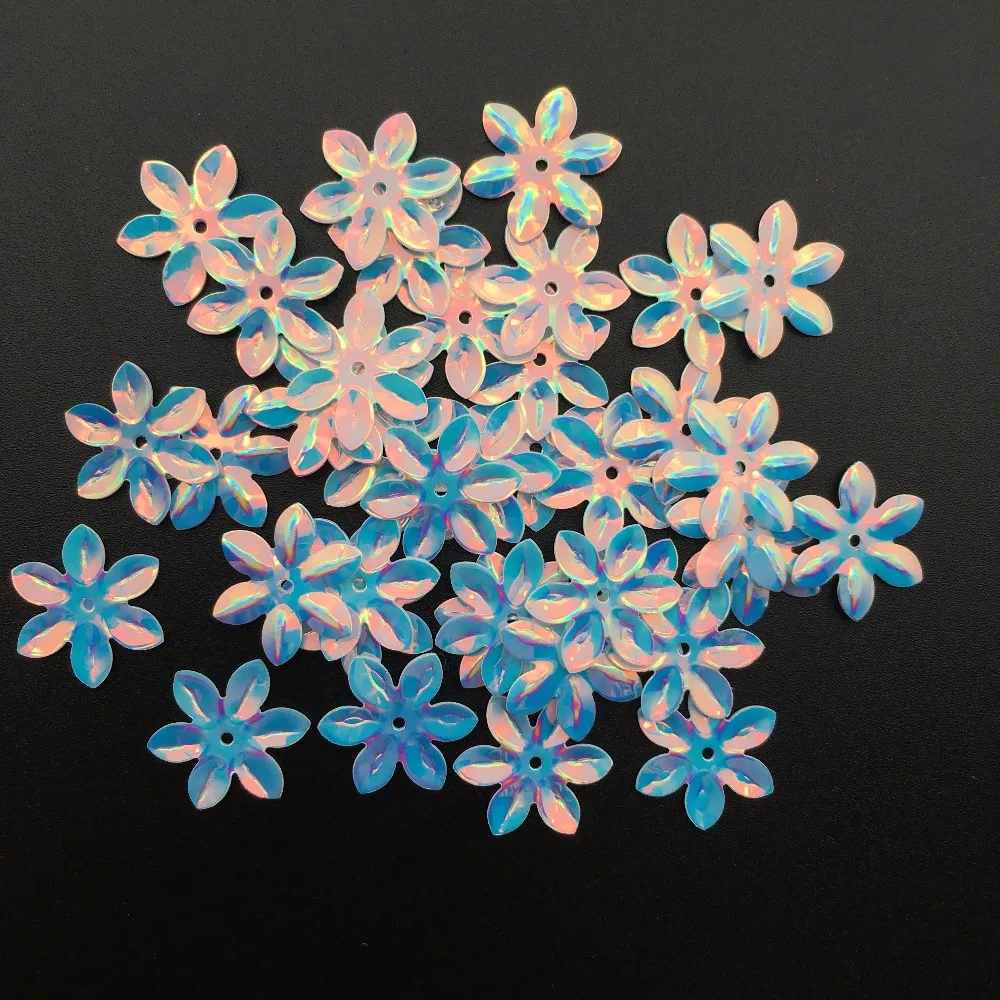 Craft Sewing Wedding 6mm 8mm 10mm Beautiful Cup Flower loose sequins Paillettes