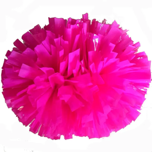 Pink cheerleading pompoms (2pieces/lot) 40CM Cheers pompon with middle