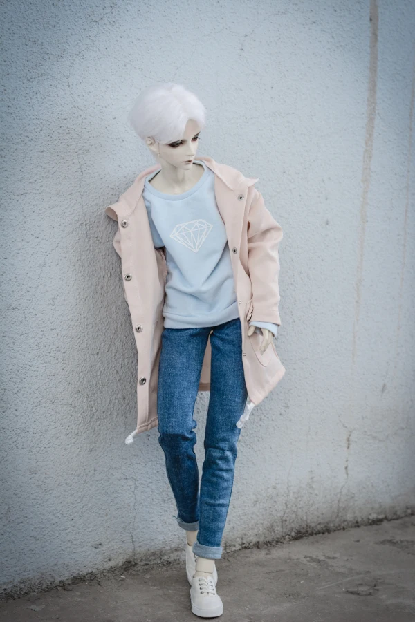 BJD Кукла одежда уличная универсальная балахон пальто кардиган 3 вида цветов в 1/3 1/4 MSD SSDF дядя аксессуары для куклы