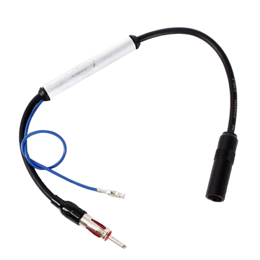 

1 PCS Car Antenna Plug Radio FM Inline Signal Amplifier Booster Extension Cable FM Antenna Signal Amplifier