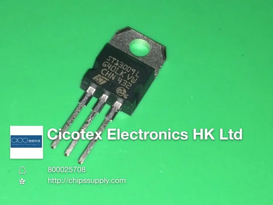 

3pcs/lot ST13009L TO-220 High voltage fast-switching NPN power transistor ST13009