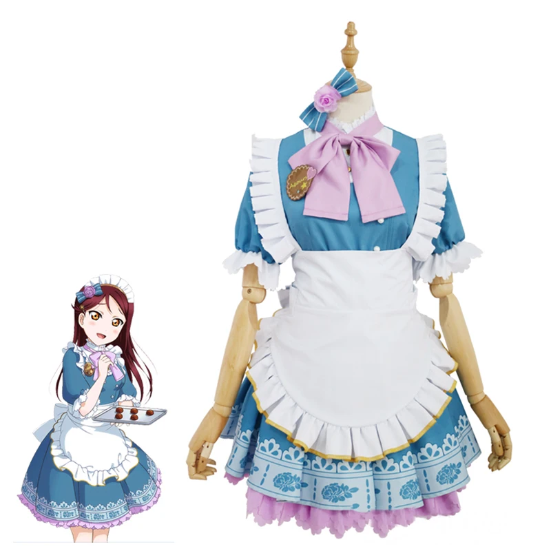 ROLECOS Love Live Sunshine День Святого Валентина рубиновый Chika Hanamaru Mari Riko You косплей костюм
