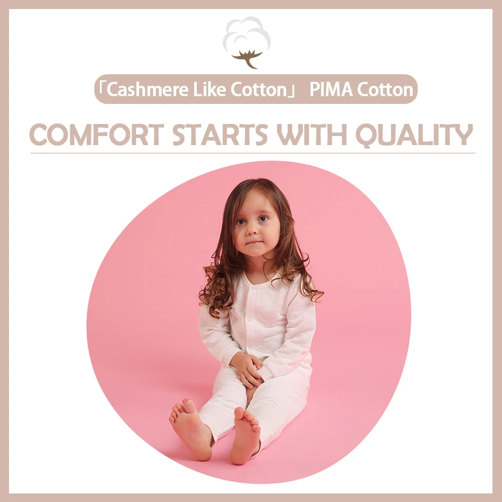 I baby Premium mateлассе PIMA стандартный набор кашемировый комбинезон из хлопка комплект