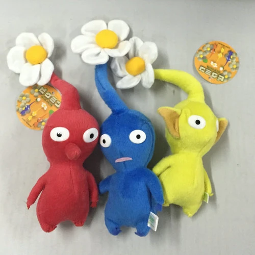 ピクミンゲームおもちゃぬいぐるみ人形ホームインテリア玩具ぬいぐるみぬいぐるみ人形玩具赤青黄色の花7 18センチ Toy Stuffing Plush Dolldecorative Toys Aliexpress