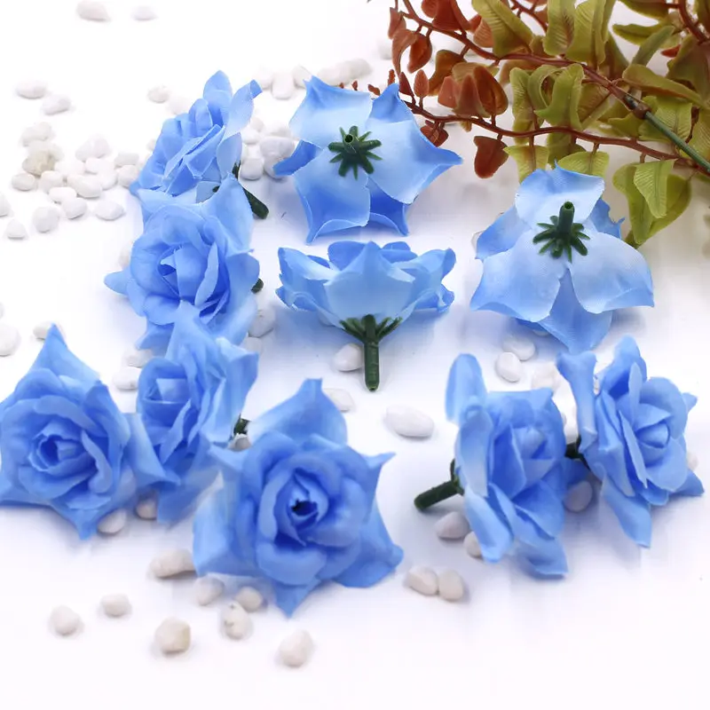 10 шт. шелковые цветы для свадебной вечеринки 3 4 см|artificial flowers fabric|silk flowersflower silk |